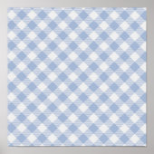 Poster Pays de Blue Gingham (Devant)