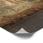 Poster Pays de Galles - Château de Caerphilly, avec vue s (Coin)