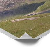 Poster Pays de Galles - Snowdon (Coin)