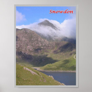 Poster Pays de Galles - Snowdon