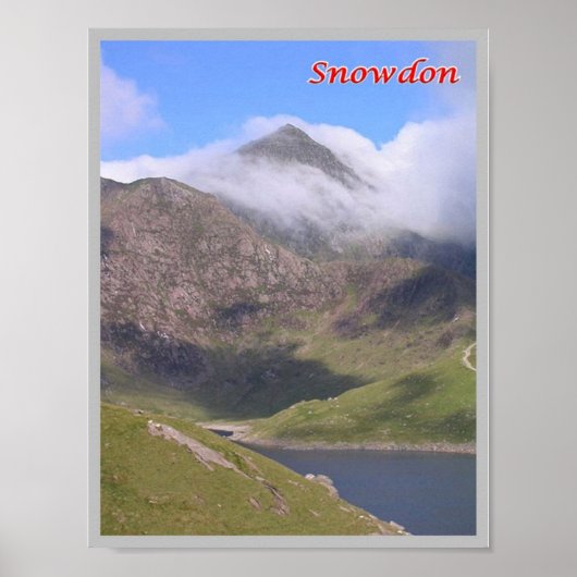 Poster Pays de Galles - Snowdon (Devant)