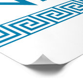 Poster pays de grèce nom du symbole grec (Coin)