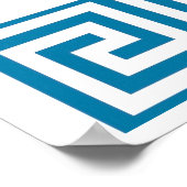 Poster pays de la grèce nom du texte symbole grec (Coin)