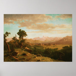 Poster Pays de la rivière des Vents - Albert Bierstadt