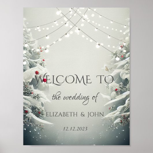 Poster Pays des merveilles d'hiver, Mariage sous la neige (Devant)