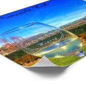 Poster Pays du vin (Coin)