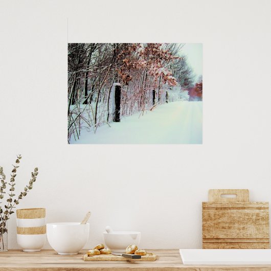 Poster Pays froid (Cuisine)