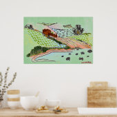 Poster Pays gallois (Cuisine)