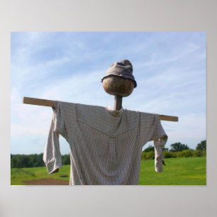 Poster Pays Jardin Scarecrow