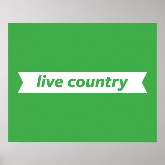 Poster Pays Live (Devant)