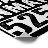 Poster Pays Prison Détenu 52540 Drôle Prison d'Halloween (Coin)