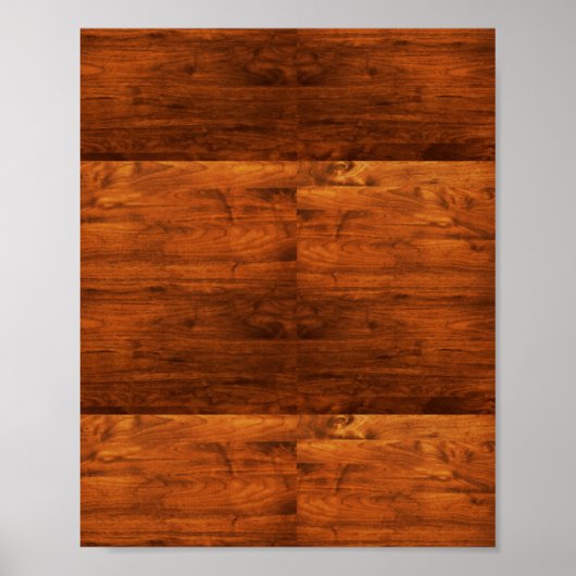 Poster Pays rustique en bois texturé (Devant)