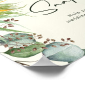 Poster Pays Tournesol Clair Jaune Oh Snap Hashtag (Coin)