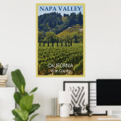 Poster Pays viticole de Napa Valley (Bureau à domicile)