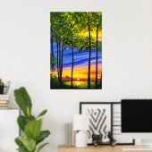 Poster Paysage (Bureau à domicile)