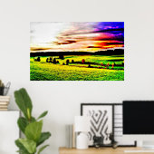 Poster Paysage (Bureau à domicile)