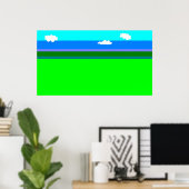 Poster paysage (Bureau à domicile)