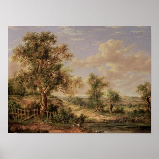 Poster Paysage, 19ème siècle (Devant)