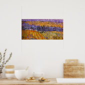 Poster Paysage à Auvers en pluie par Vincent van Gogh (Cuisine)