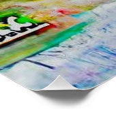 Poster Paysage à l'aquarelle 2 (Coin)
