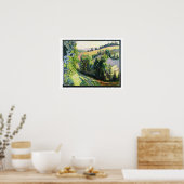 Poster Paysage à Pontgibaud, vers 1895 (huile sur toile) (Cuisine)