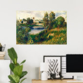 Poster Paysage à Vétheuil - Auguste Renoir Art (Bureau à domicile)