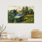 Poster Paysage à Vétheuil - Auguste Renoir Art (Cuisine)