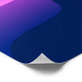 Poster Paysage Abstrait (Coin)