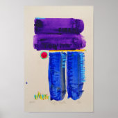 Poster Paysage Abstrait (Devant)