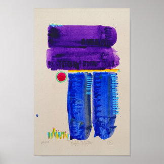 Poster Paysage Abstrait