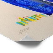 Poster Paysage Abstrait (Coin)