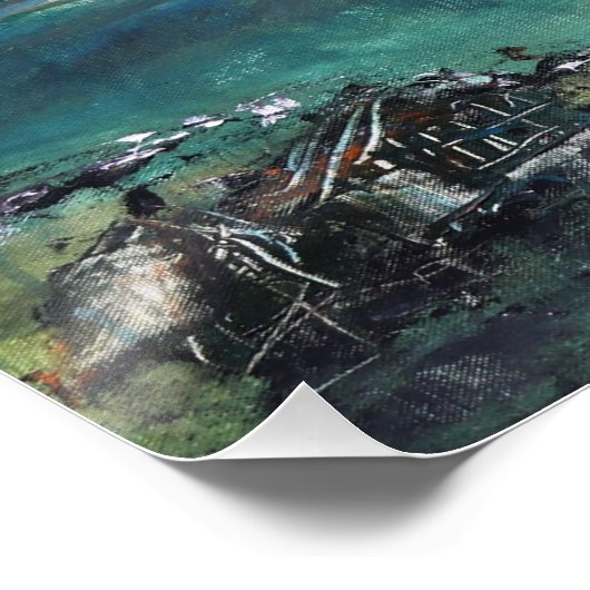 Poster Paysage Abstrait (Coin)