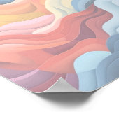 Poster Paysage Abstrait 2 (Coin)