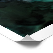 Poster Paysage Abstrait Bluish (Coin)