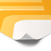 Poster Paysage Abstrait de Boho Retro (Coin)