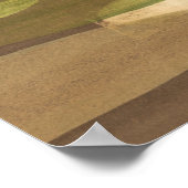 Poster Paysage Abstrait de ton terrestre (Coin)