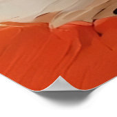 Poster Paysage Abstrait des montagnes alpines (Coin)