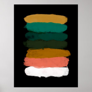 Poster Paysage abstrait. Fond artistique polyvalent. A