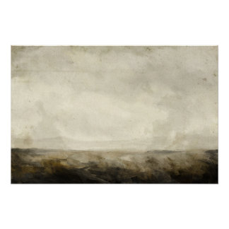 Poster Paysage Abstrait minimaliste
