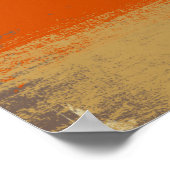 Poster Paysage Abstrait Peinture Cercles sphères (Coin)