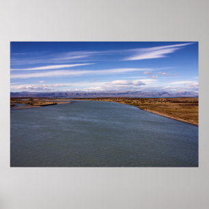 Poster Paysage accidenté Le Long Des Andes Patagoniennes