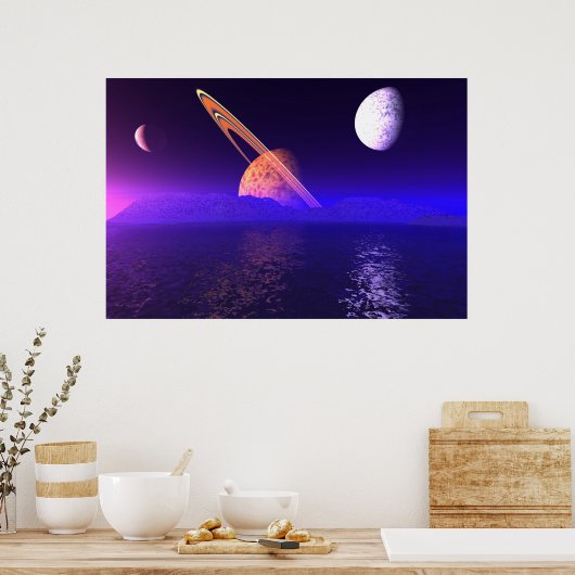 Poster Paysage Alien (Cuisine)