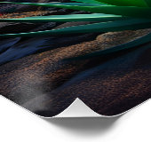 Poster Paysage Alien Cascade et lunes (Coin)