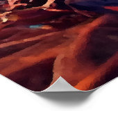 Poster Paysage Alien dans l'espace extra-atmosphérique | (Coin)