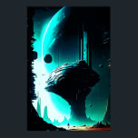 Poster Paysage Alien de science-fiction 103<br><div class="desc">Paysage Alien de science-fiction 103</div>