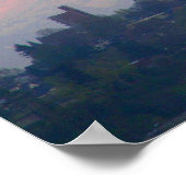 Poster Paysage Alpenglow du mont Rainier (Coin)