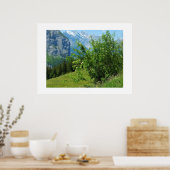 Poster Paysage alpin en Suisse (Cuisine)