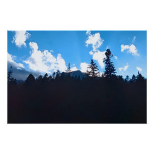 Poster Paysage alpin pittoresque - Nature sauvage Roumani