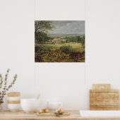 Poster Paysage anglais avec une maison, 19ème siècle (Cuisine)