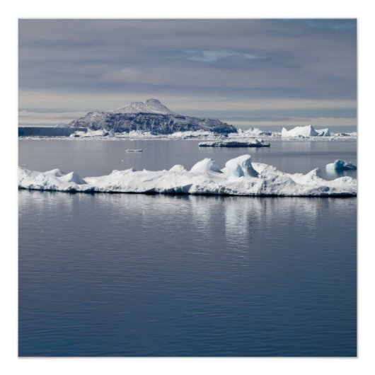 Poster Paysage antarctique (Devant)